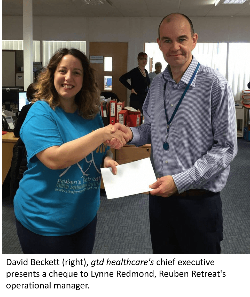 Charity of the year donation